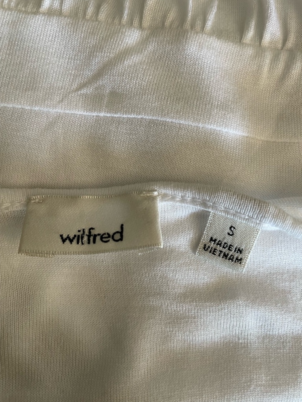 NEW Wilfred Market Midi Tank Dress Fit Flare White Size Small - Picture 7 of 7